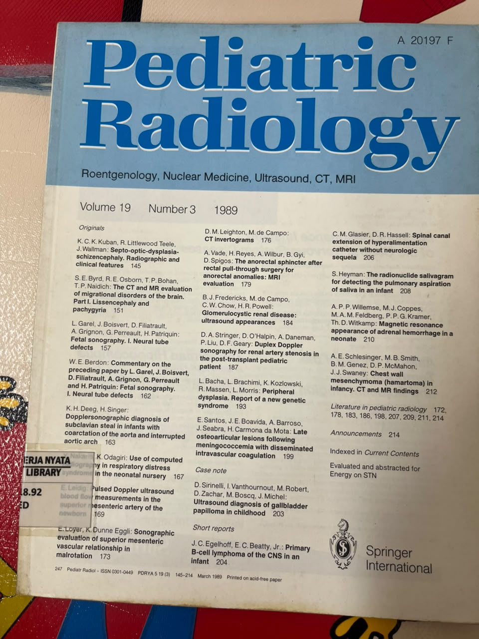 Pediatric Radiology
